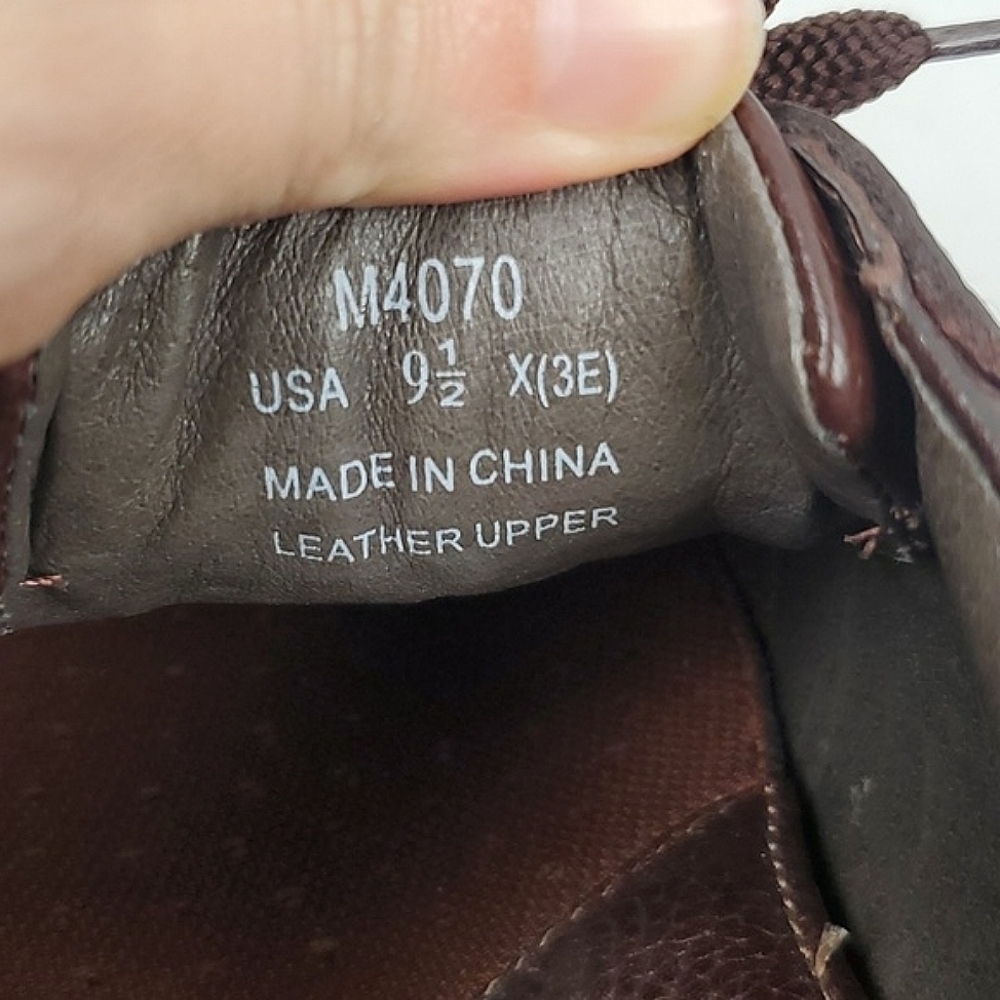 Propet Villager‎ Oxford Walking Shoe in Brown Pebbled Leather - Picture 8 of 8